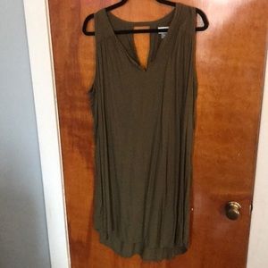 Olive green dress